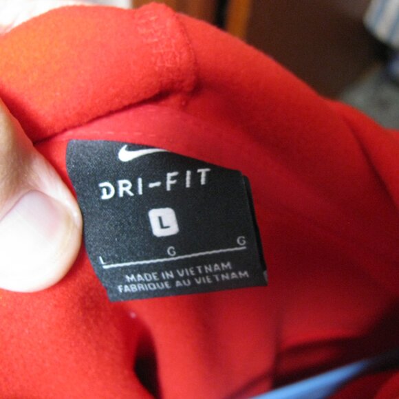KC  KANSAS CITY CHIEFS  KINGDOM  RED HOODIE NIKE DRI FIT  L LOWEST PRICE PERFECT - Picture 8 of 8